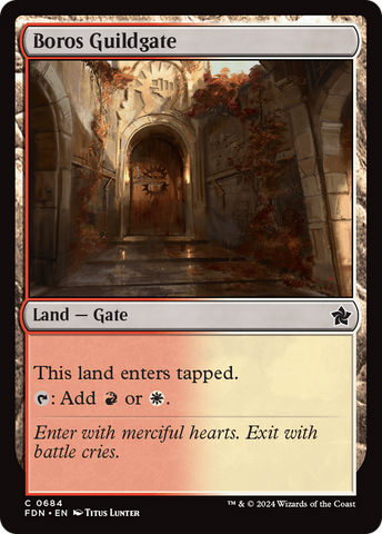Boros Guildgate [Foundations] - The Mythic Store | 24h Order Processing