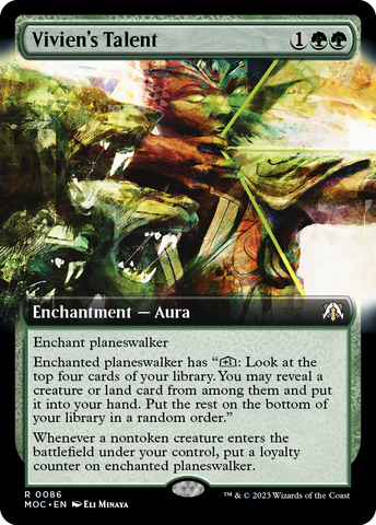 Vivien's Talent (Extended Art) [March of the Machine Commander] - The Mythic Store | 24h Order Processing