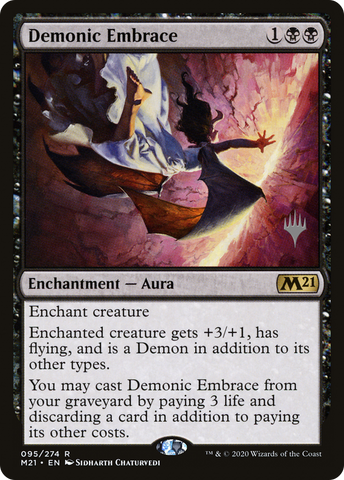 Demonic Embrace (Promo Pack) [Core Set 2021 Promos] - The Mythic Store | 24h Order Processing
