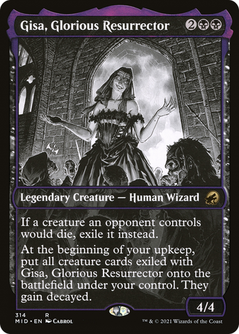 Gisa, Glorious Resurrector (Showcase Eternal Night) [Innistrad: Midnight Hunt] - The Mythic Store | 24h Order Processing