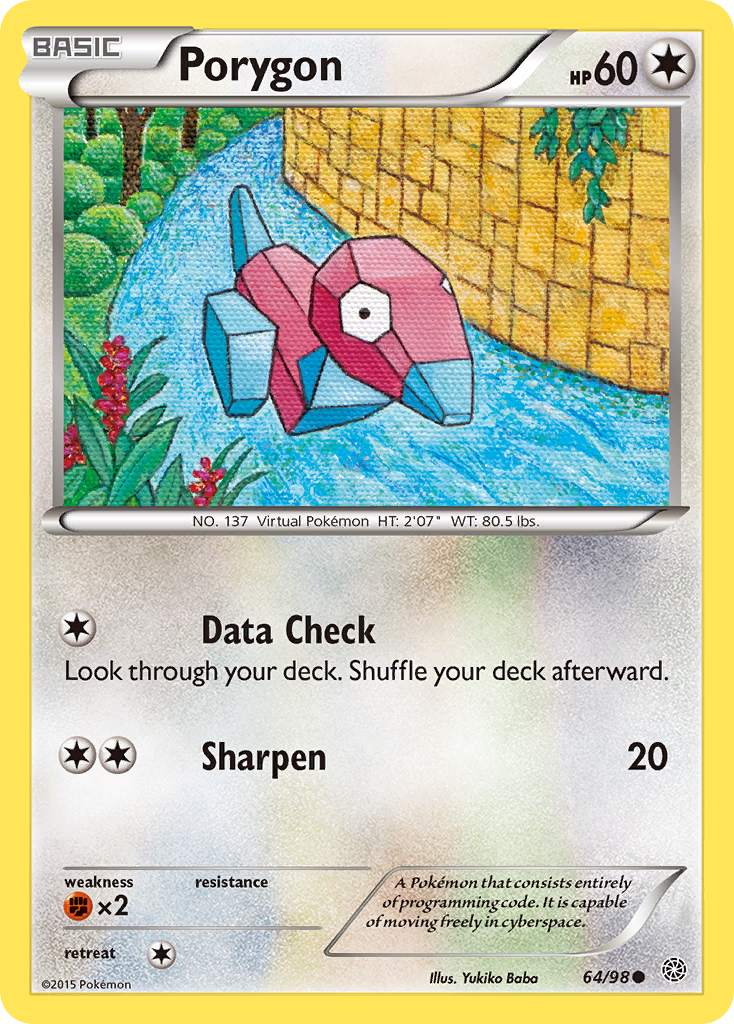 Porygon (64/98) [XY: Ancient Origins] - The Mythic Store | 24h Order Processing