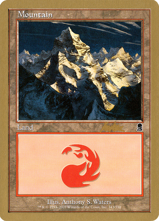 Mountain (bk343) (Brian Kibler) [World Championship Decks 2002] - The Mythic Store | 24h Order Processing