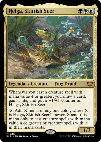Helga, Skittish Seer [Bloomburrow] - The Mythic Store | 24h Order Processing