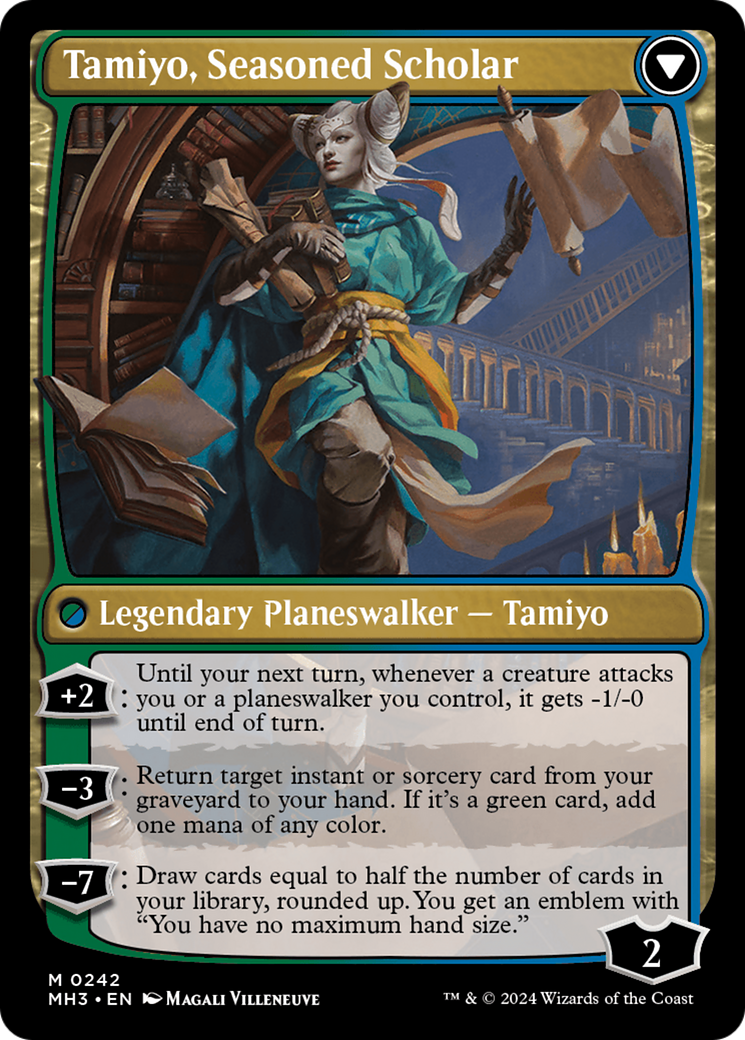 Tamiyo, Inquisitive Student // Tamiyo, Seasoned Scholar [Modern Horizons 3] - The Mythic Store | 24h Order Processing