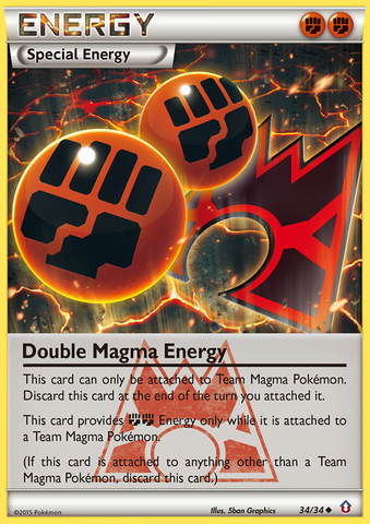 Double Magma Energy (34/34) [XY: Double Crisis] - The Mythic Store | 24h Order Processing