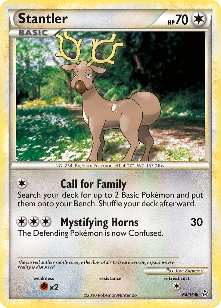 Stantler (64/95) [HeartGold & SoulSilver: Unleashed] - The Mythic Store | 24h Order Processing