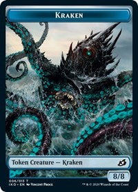 Kraken // Human Soldier (003) Double-Sided Token [Ikoria: Lair of Behemoths Tokens] - The Mythic Store | 24h Order Processing