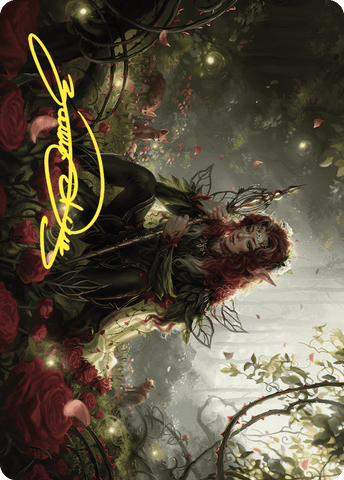 Yenna, Redtooth Regent Art Card (Gold-Stamped Signature) [Wilds of Eldraine Art Series] - The Mythic Store | 24h Order Processing