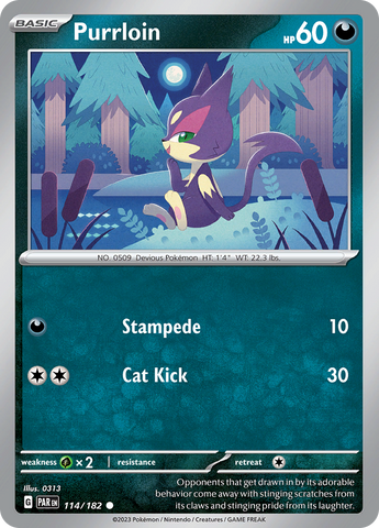 Purrloin (114/182) [Scarlet & Violet: Paradox Rift] - The Mythic Store | 24h Order Processing