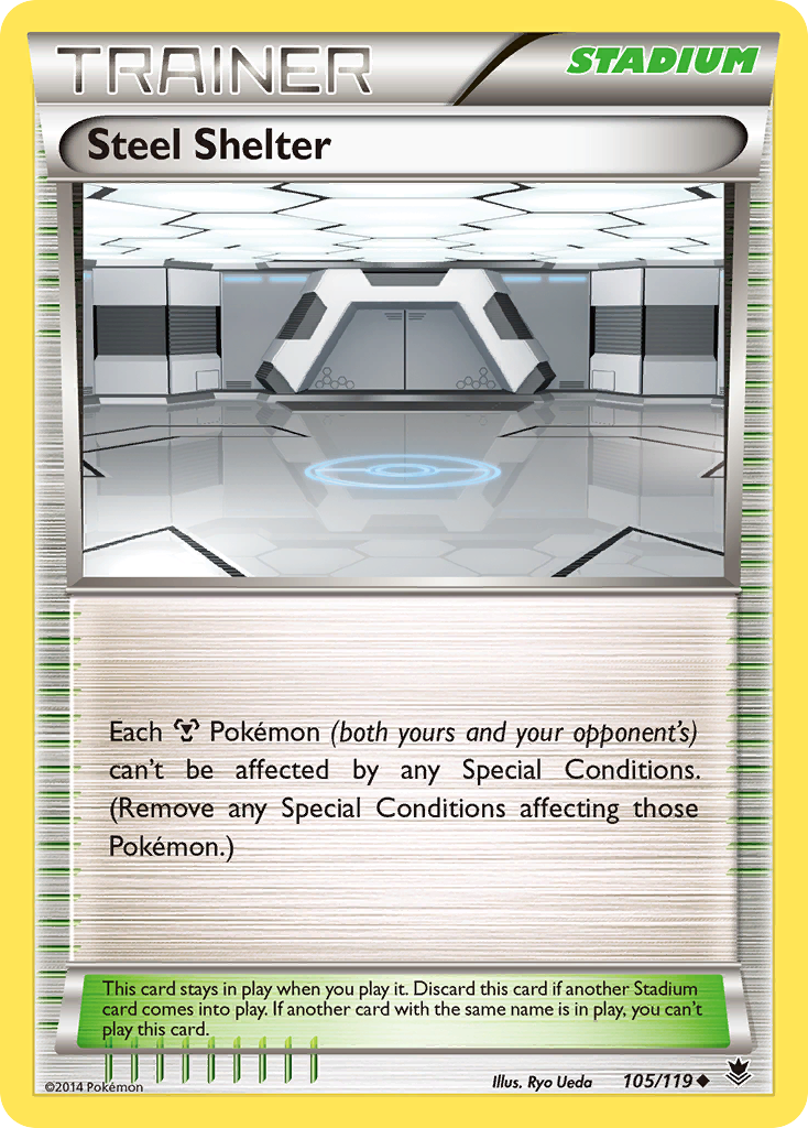 Steel Shelter (105/119) [XY: Phantom Forces] - The Mythic Store | 24h Order Processing