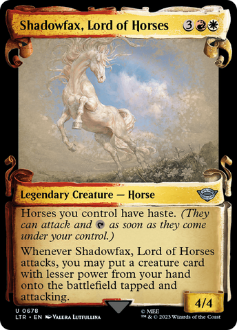 Shadowfax, Lord of Horses [The Lord of the Rings: Tales of Middle-Earth Showcase Scrolls] - The Mythic Store | 24h Order Processing