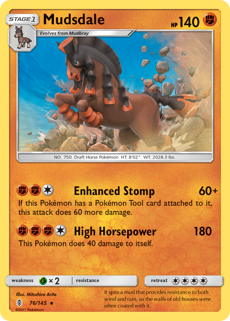 Mudsdale (76/145) [Sun & Moon: Guardians Rising] - The Mythic Store | 24h Order Processing