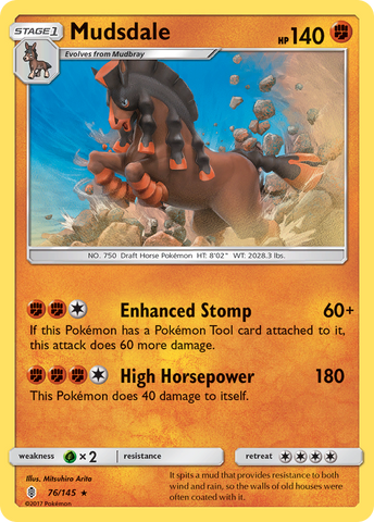 Mudsdale (76/145) [Sun & Moon: Guardians Rising] - The Mythic Store | 24h Order Processing