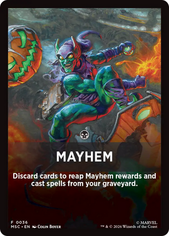Mayhem Theme Card [Marvel Super Heroes Commander] - The Mythic Store | 24h Order Processing