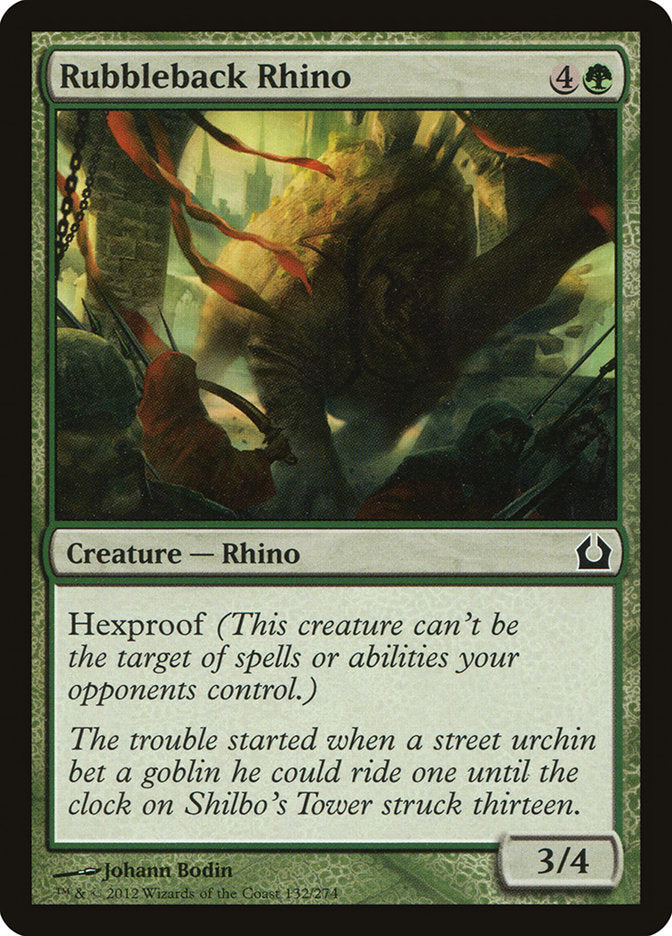 Rubbleback Rhino [Return to Ravnica] - The Mythic Store | 24h Order Processing
