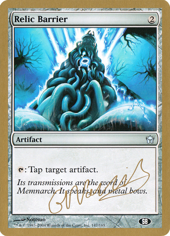 Relic Barrier (Gabriel Nassif) (SB) [World Championship Decks 2004] - The Mythic Store | 24h Order Processing