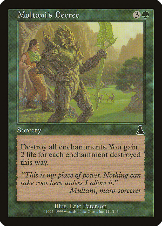 Multani's Decree [Urza's Destiny] - The Mythic Store | 24h Order Processing