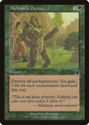 Multani's Decree [Urza's Destiny] - The Mythic Store | 24h Order Processing