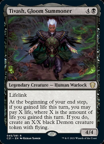Tivash, Gloom Summoner [Commander 2021] - The Mythic Store | 24h Order Processing