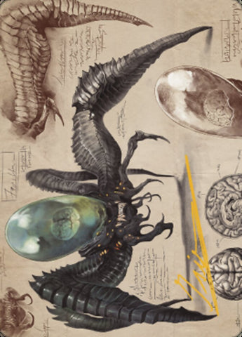 Psychosis Crawler Art Card (Gold-Stamped Signature) [The Brothers' War Art Series] - The Mythic Store | 24h Order Processing