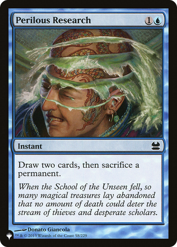 Perilous Research [The List] - The Mythic Store | 24h Order Processing