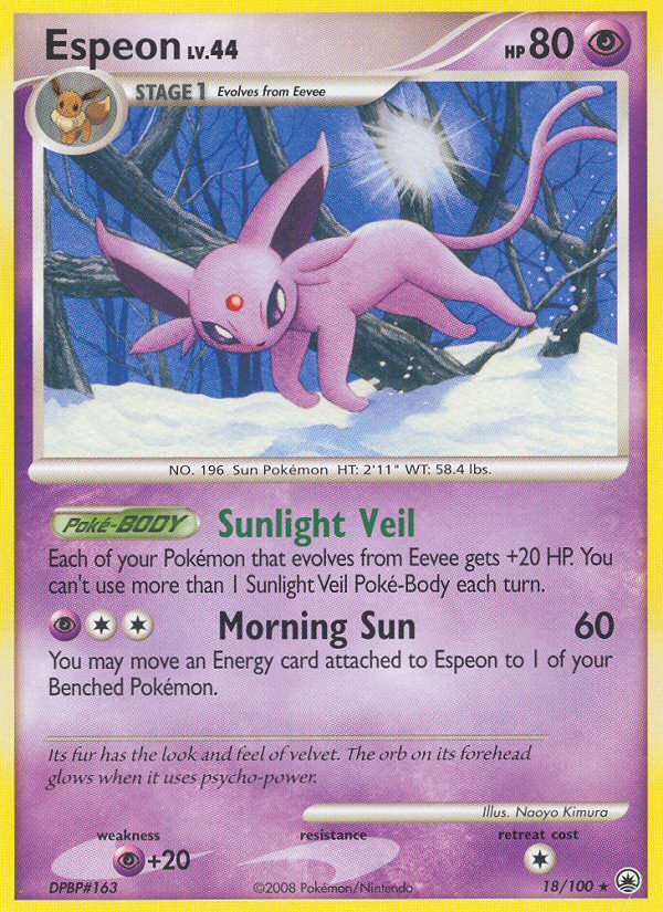 Espeon (18/100) [Diamond & Pearl: Majestic Dawn] - The Mythic Store | 24h Order Processing