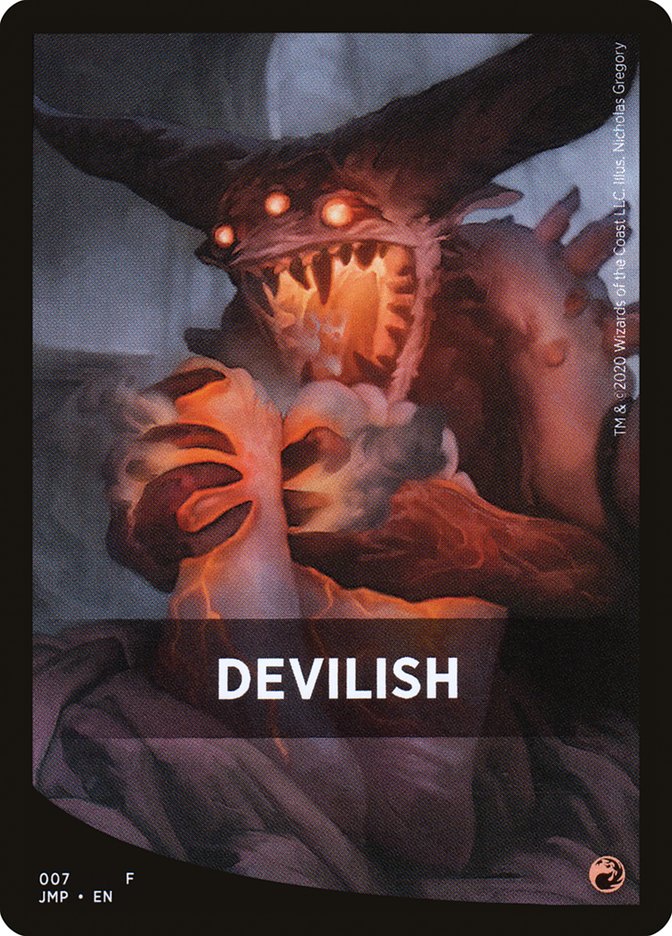 Devilish Theme Card [Jumpstart Front Cards] - The Mythic Store | 24h Order Processing