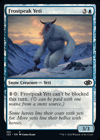Frostpeak Yeti [Jumpstart 2022] - The Mythic Store | 24h Order Processing
