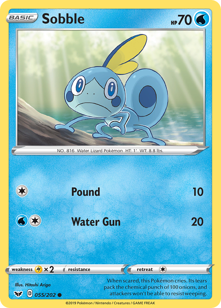 Sobble (055/202) [Sword & Shield: Base Set] - The Mythic Store | 24h Order Processing