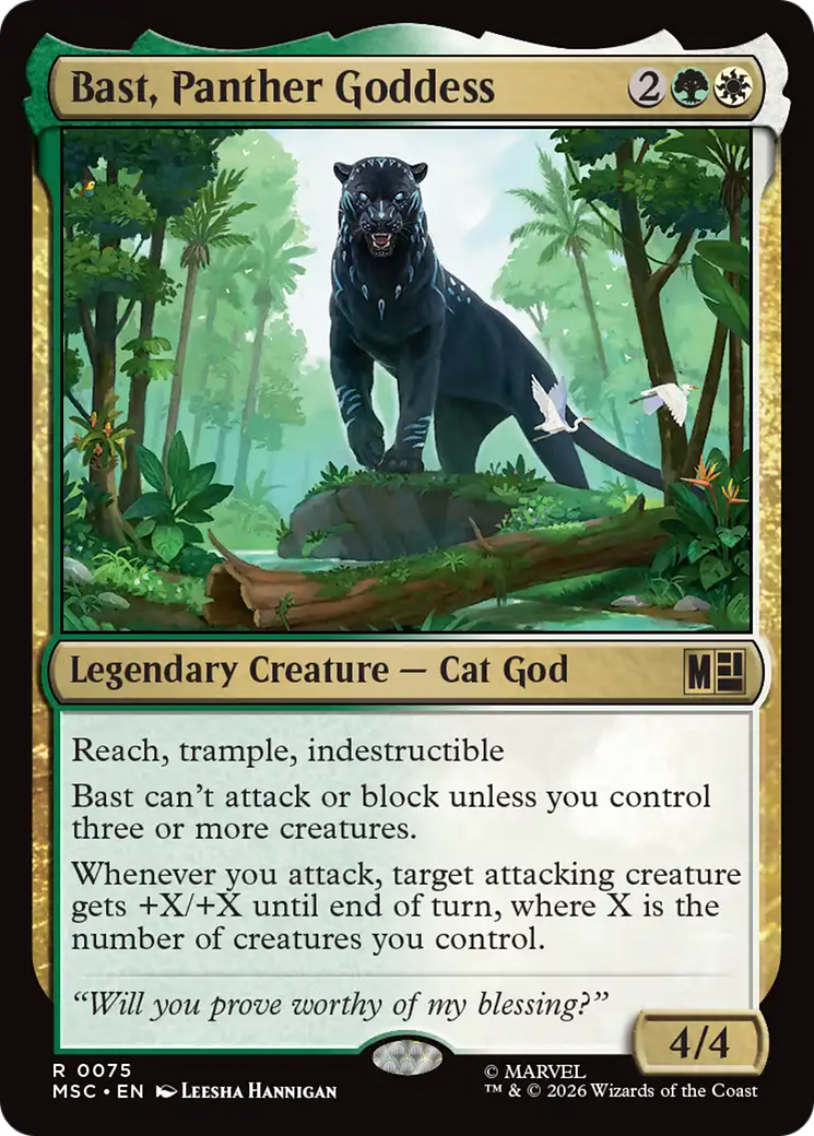 Bast, Panther Goddess [Marvel Super Heroes Commander] - The Mythic Store | 24h Order Processing