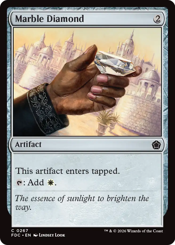 Marble Diamond [Foundations Commander] - The Mythic Store | 24h Order Processing