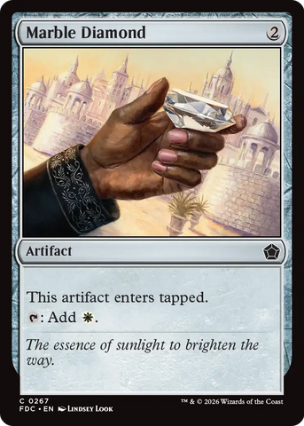 Marble Diamond [Foundations Commander] - The Mythic Store | 24h Order Processing