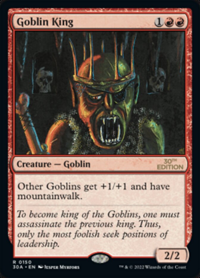 Goblin King [30th Anniversary Edition] - The Mythic Store | 24h Order Processing