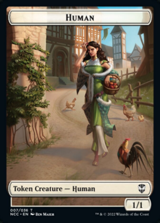 Eldrazi Spawn // Human Double-Sided Token [Streets of New Capenna Commander Tokens] - The Mythic Store | 24h Order Processing
