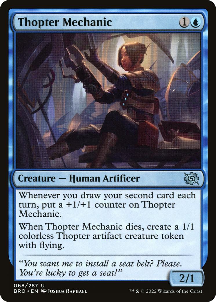 Thopter Mechanic [The Brothers' War] - The Mythic Store | 24h Order Processing