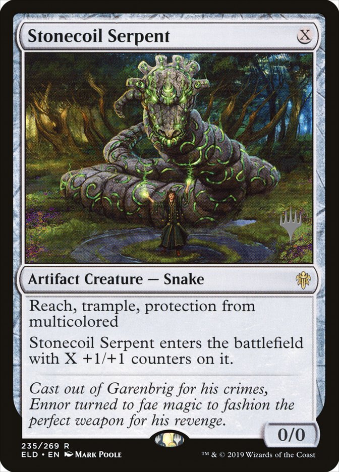 Stonecoil Serpent (Promo Pack) [Throne of Eldraine Promos] - The Mythic Store | 24h Order Processing