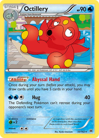 Octillery (33/162) [XY: BREAKthrough] - The Mythic Store | 24h Order Processing