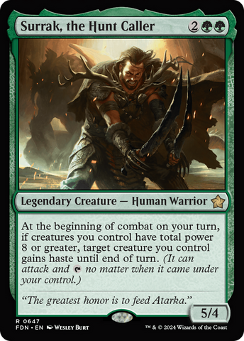 Surrak, the Hunt Caller [Foundations] - The Mythic Store | 24h Order Processing
