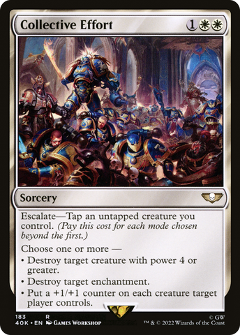 Collective Effort [Warhammer 40,000] - The Mythic Store | 24h Order Processing