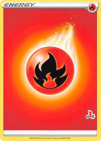 Fire Energy (Cinderace Stamp #29) [Battle Academy 2022] - The Mythic Store | 24h Order Processing