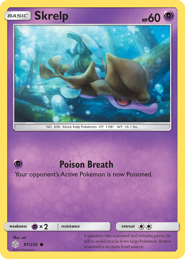 Skrelp (91/236) [Sun & Moon: Cosmic Eclipse] - The Mythic Store | 24h Order Processing