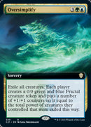 Oversimplify (Extended Art) [Commander 2021] - The Mythic Store | 24h Order Processing