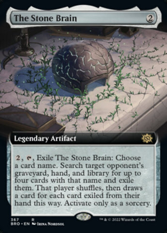 The Stone Brain (Extended Art) [The Brothers' War] - The Mythic Store | 24h Order Processing