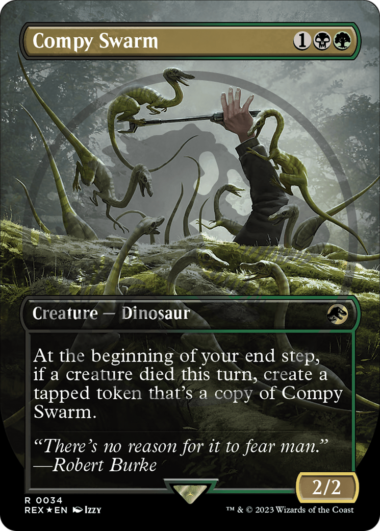 Compy Swarm (Emblem) (Borderless) [Jurassic World Collection Tokens] - The Mythic Store | 24h Order Processing