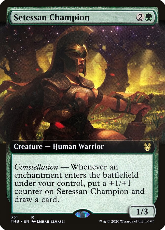 Setessan Champion (Extended Art) [Theros Beyond Death] - The Mythic Store | 24h Order Processing