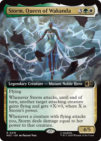 Storm, Queen of Wakanda (Extended Art) [Marvel Super Heroes Commander] - The Mythic Store | 24h Order Processing