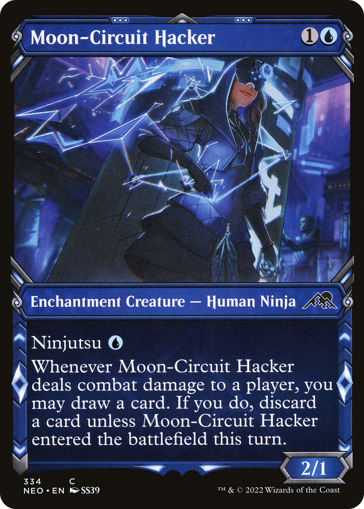 Moon-Circuit Hacker (Showcase Ninja) [Kamigawa: Neon Dynasty] - The Mythic Store | 24h Order Processing