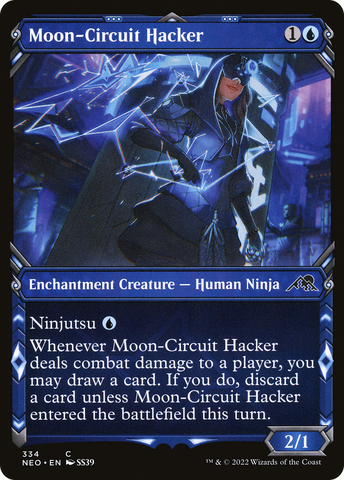 Moon-Circuit Hacker (Showcase Ninja) [Kamigawa: Neon Dynasty] - The Mythic Store | 24h Order Processing