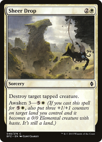 Sheer Drop [Battle for Zendikar] - The Mythic Store | 24h Order Processing