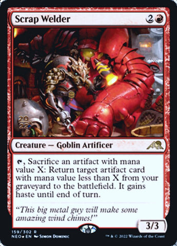 Scrap Welder [Kamigawa: Neon Dynasty Prerelease Promos] - The Mythic Store | 24h Order Processing